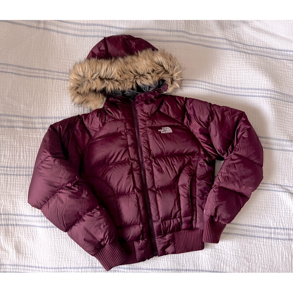 EUC The North Face | 550 Puffer Jacket with Faux Fur (Removable) | S | OBO